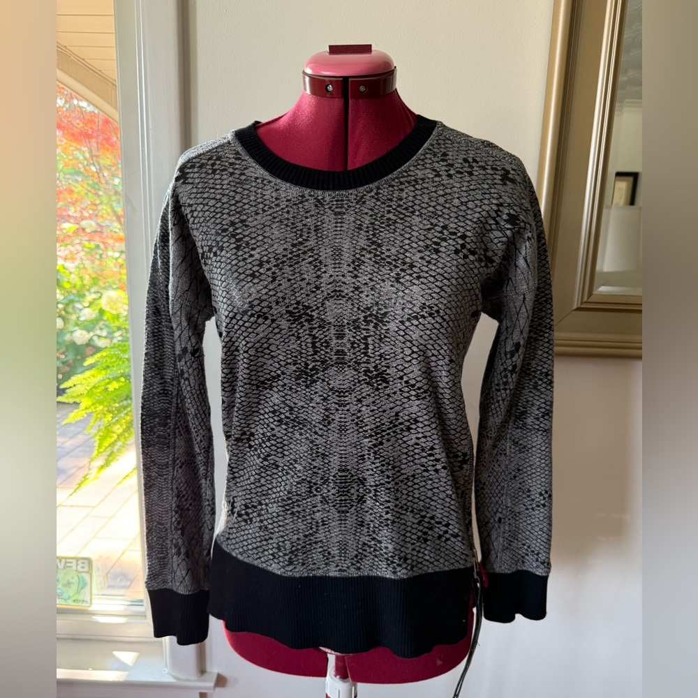 THE KOOPLES SNAKE PRINT SWEATSHIRT